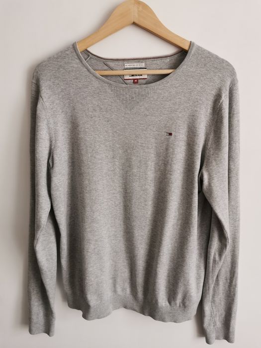 Tommy Hilfiger sweter męski logowany bawełniany M