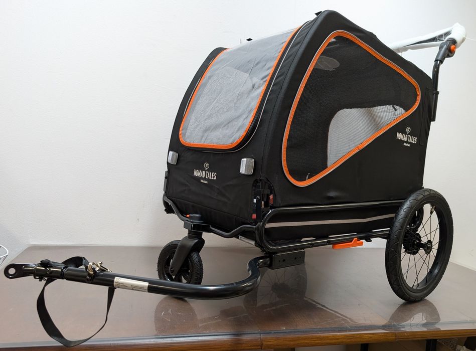 Nomad Tales Spirit Przyczepka Rowerowa Jogger 2w1 dla Psa 145x72x102cm do 45kg - Po Zwrocie