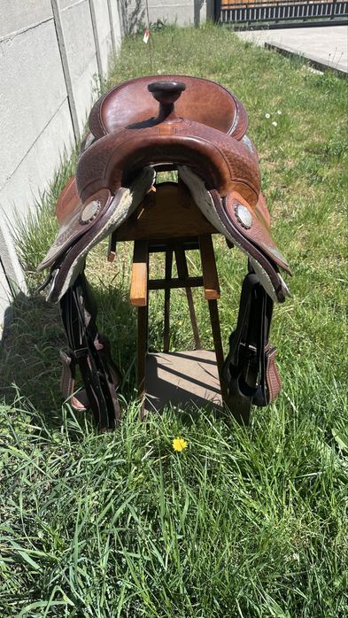 Siodło western A. Frinta Saddlery | Reining / All Around | Skóra Premium