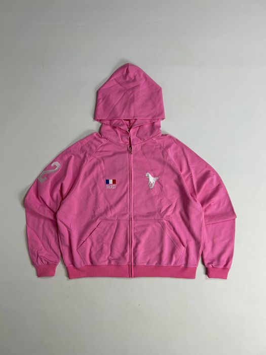 Balenciaga Paris zip up pink зіпка баленсі баленсіага рожева худі худак S M L