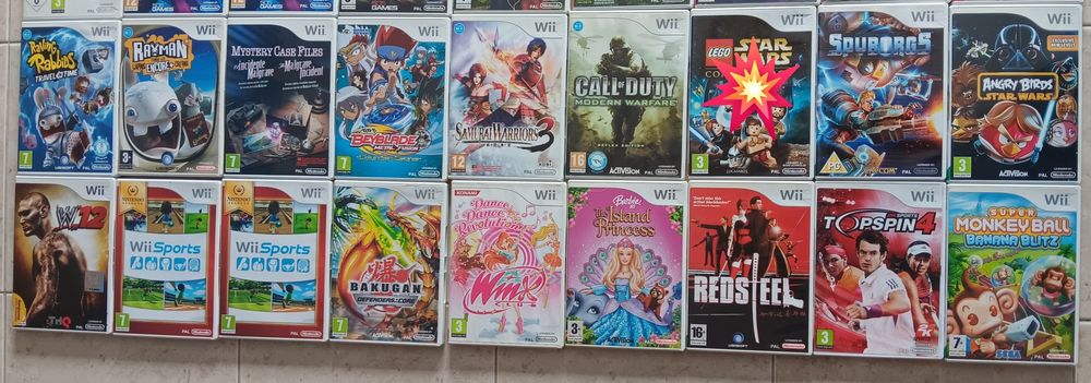 Vários jogos Nintendo Wii