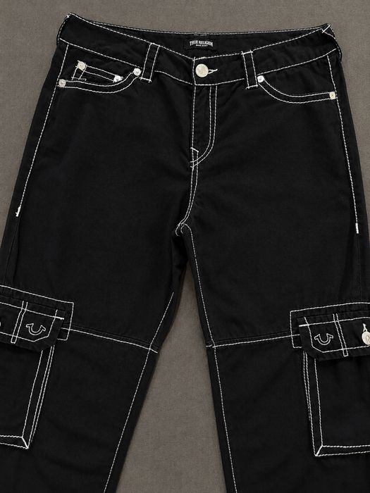 True Religion джинси карго чорні штани