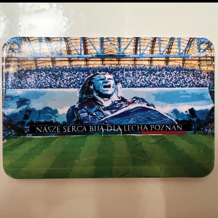 Magnes na lodówkę Lech Poznań (Arka, ŁKS ,KSZO) Utras