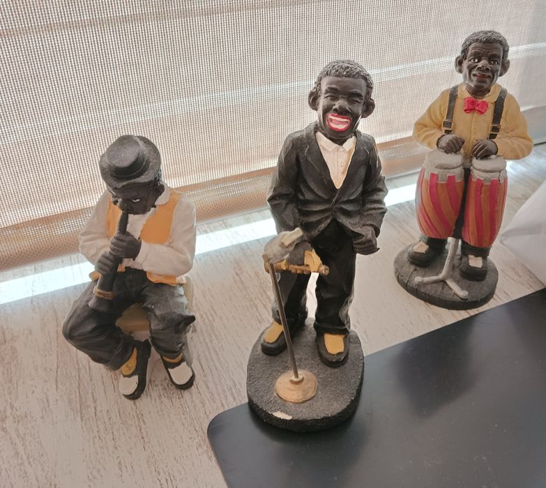 Peças decorativas trio de jazz