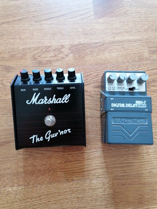Zestaw jak na zdjeciu: Marshall de guv'nor + Digital Delay Sampler MDS