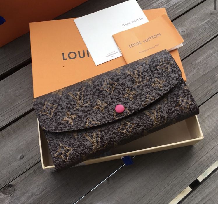 Portfel Louis Vuitton Emilie monogram LV skóra