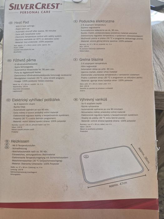 Poduszka elektryczna