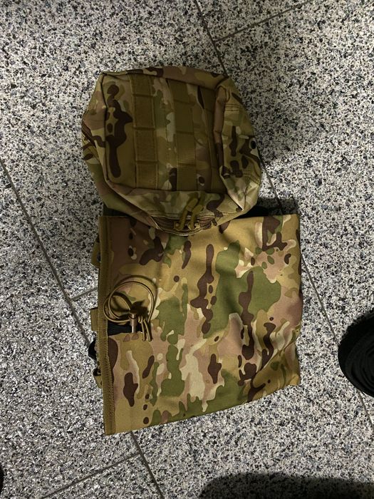 Cinto duplo airsoft c/pouch e coldre glock