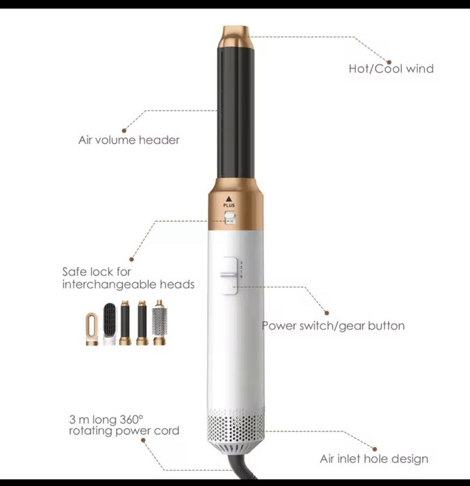 Фен Стайлер 5в1 в кейсі