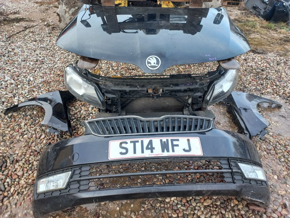 Przód kompletny skoda rapid maska zderzak pas przedni błotnik