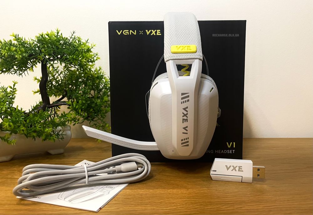 НОВІ VGN VXE Siren V1 Wireless | ІГРОВІ БЕЗДРОТОВІ Навушники