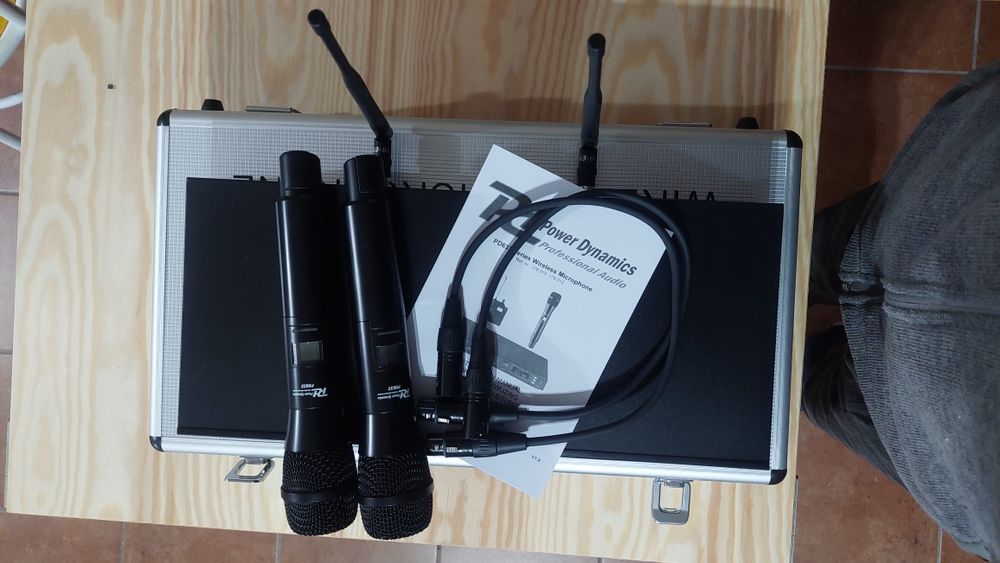 Microfones de mão Sem Fios