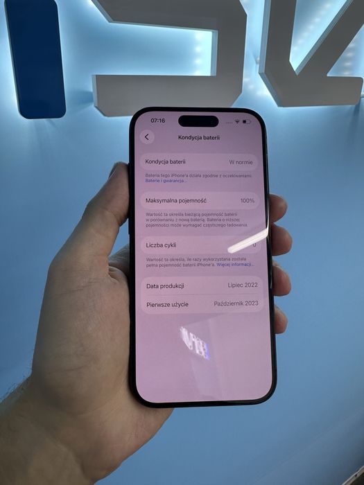 iPhone 15 PRO 128GB BATERIA 100% GWARANCJA 12 miesiecy !!!