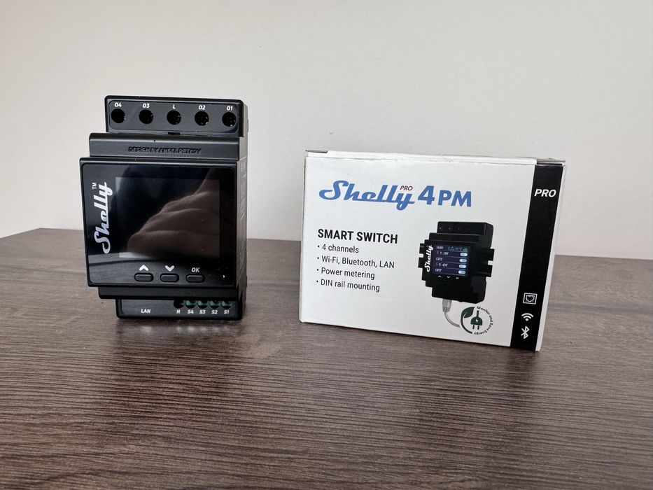Shelly Pro 4 pn smart switch
