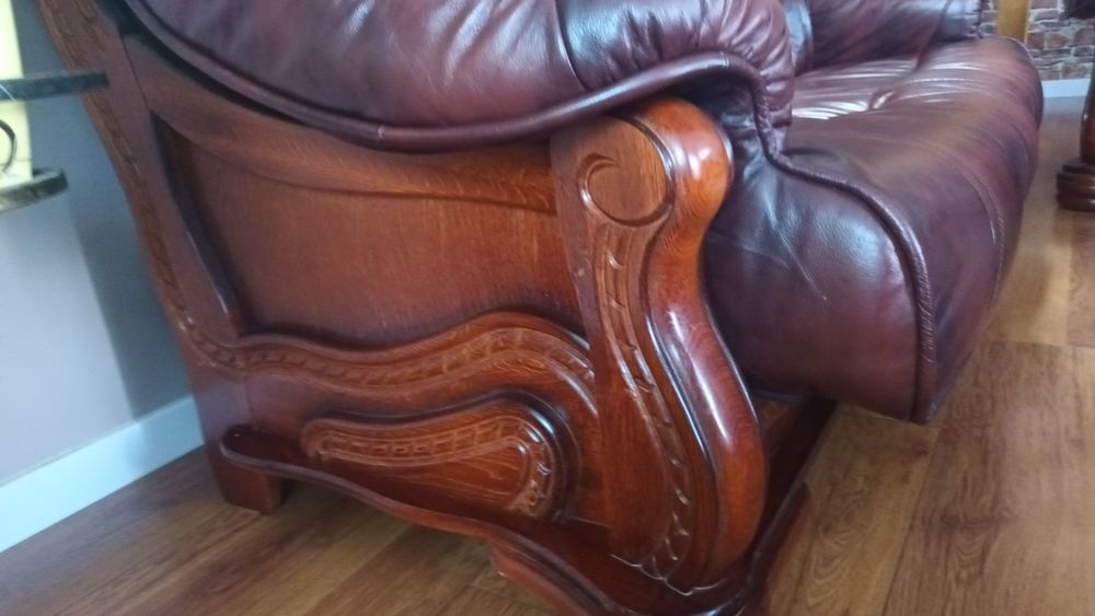 Komplet wypoczynkowy WANAT skóra