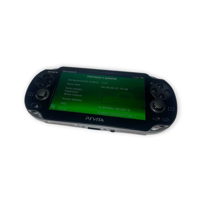Sony PlayStation Vita PCH-1104 3 GRY Bardzo Dobry Stan