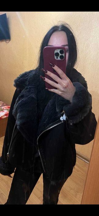 Дубленка зимняя, новая