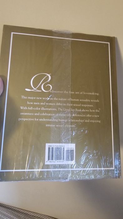 Livro The Good Sex Book novo embalado capa dura- prenda namorados