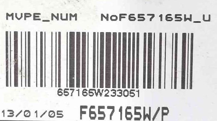 Resistência da Chauffage / Sofagem f657165wp - CITROËN C3 Pluriel