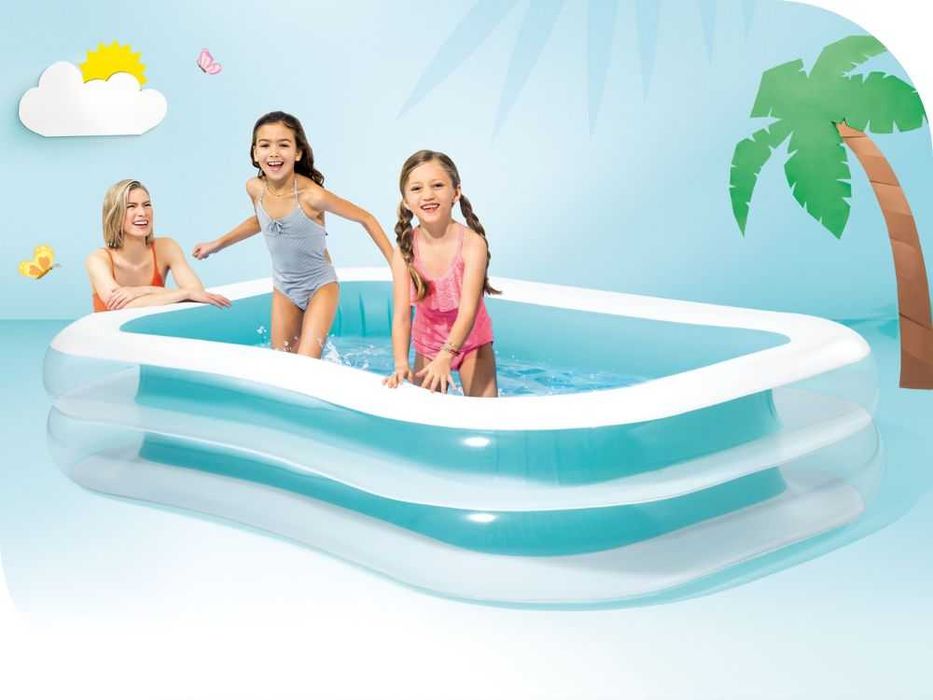 Детский надувной бассейн Intex 56483 Інтекс Интекс 262х175х56 см