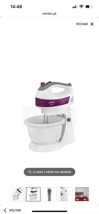 Batedeira Ufesa 400w como nova