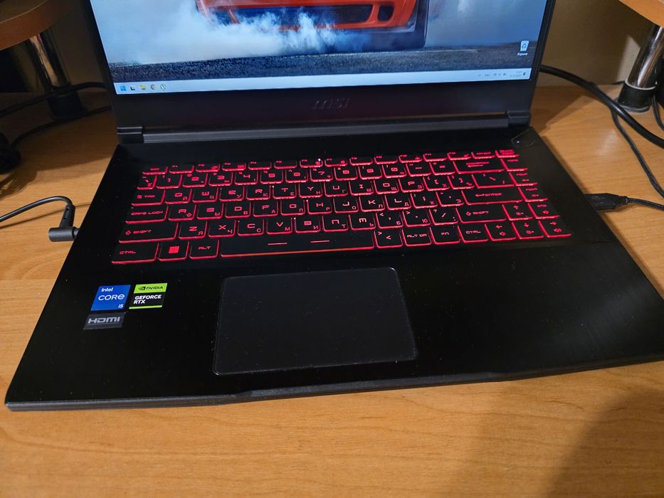 Очень мощный игровой ноутбук msi RTX 4050 6gb core i5 12th 16/512gb