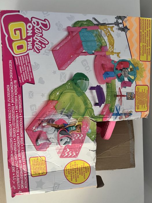 Barbie on the go carnivall zestaw karuzela ideal