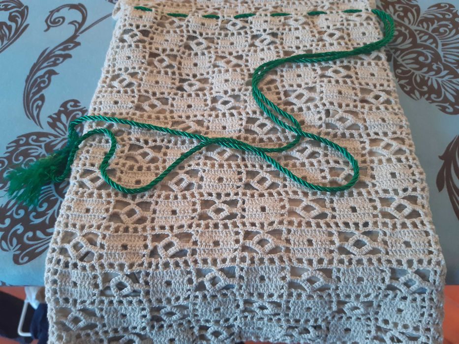 Saco vintage renda, 28x41cm, artesanato, nunca usado