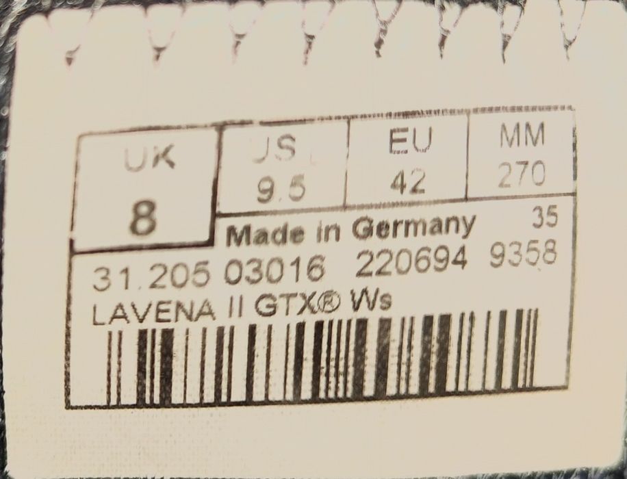 Черевики lowa lavena ii gtx 42р 27см