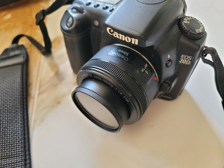 Набір фотоапарат Canon EOS 20D + об"єктив Canon 50mm f/1.8 STM з авто-
