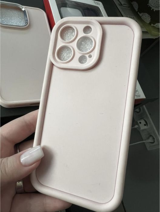 Чехли на Iphone 13 pro силіконові рожеві