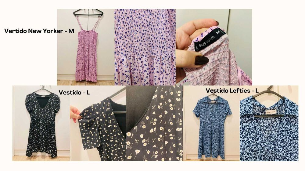 Lote de roupas femininas - M e L