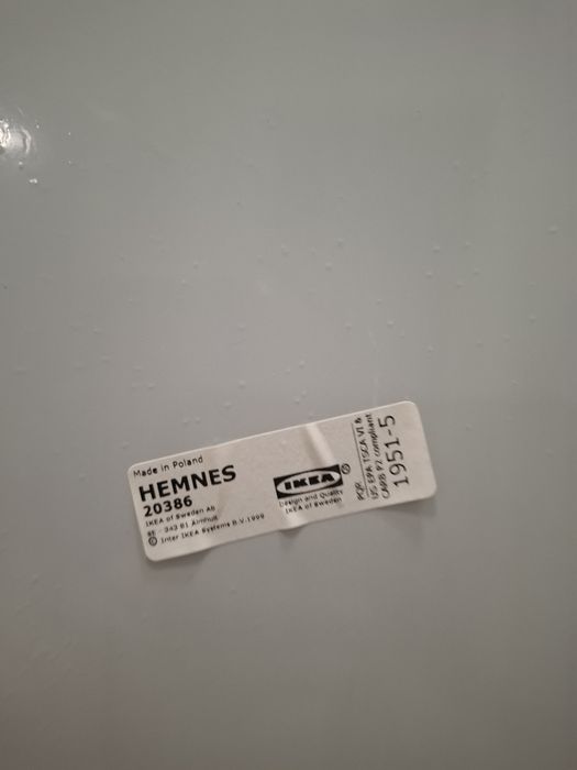 Espelho Hemnes branco ikea