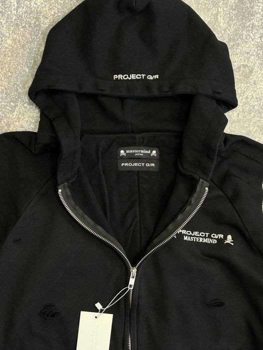 Худі Project Grailz GR Mastermind zip up чорна зіпка зипка худи