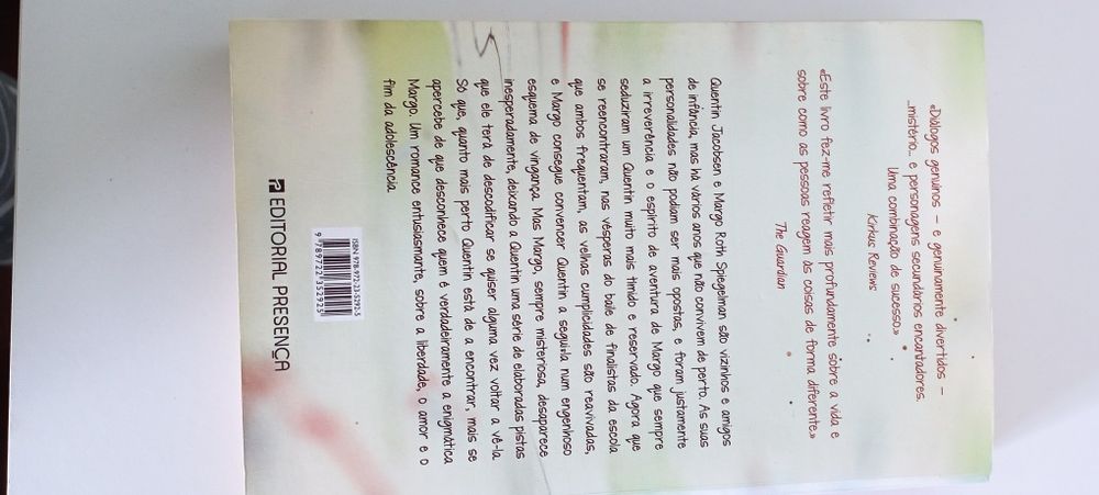 Livro Cidades de Papel John Green