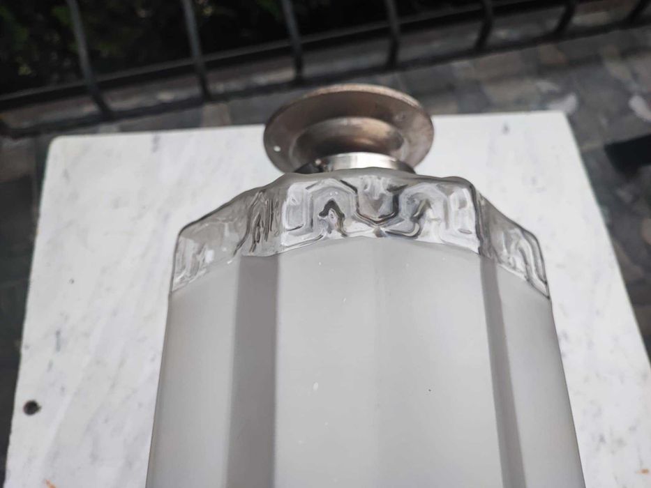 Art deco,mosiężny plafon do salon weranda,łazienka