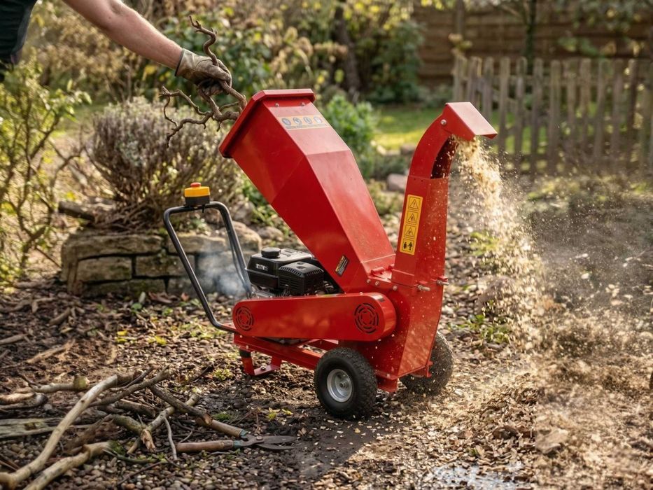 Гілкоподрібнювач бензиновий шредер измельчитель веток щепоріз щепорез
