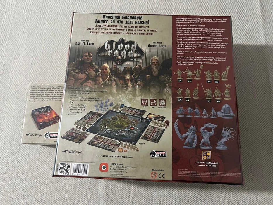 Blood Rage + Mystic Troll - nowe, w folii, unikat