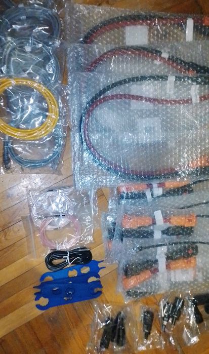 Deye силові кабелі АКБ, коннектори,патч корди