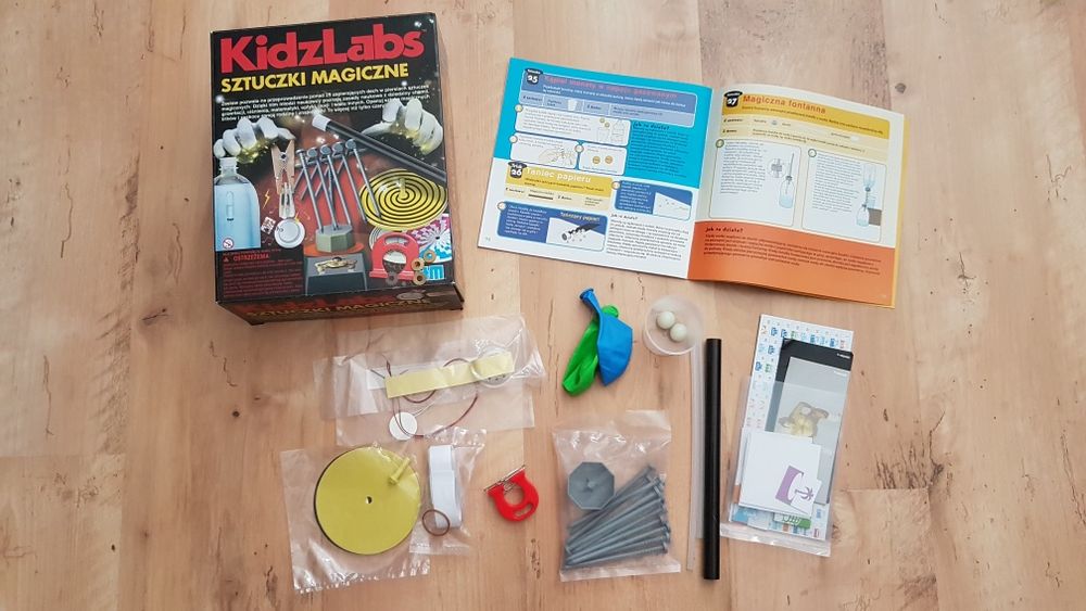 Gra. Kidzlabs. Sztuczki Magiczne. Zestaw.