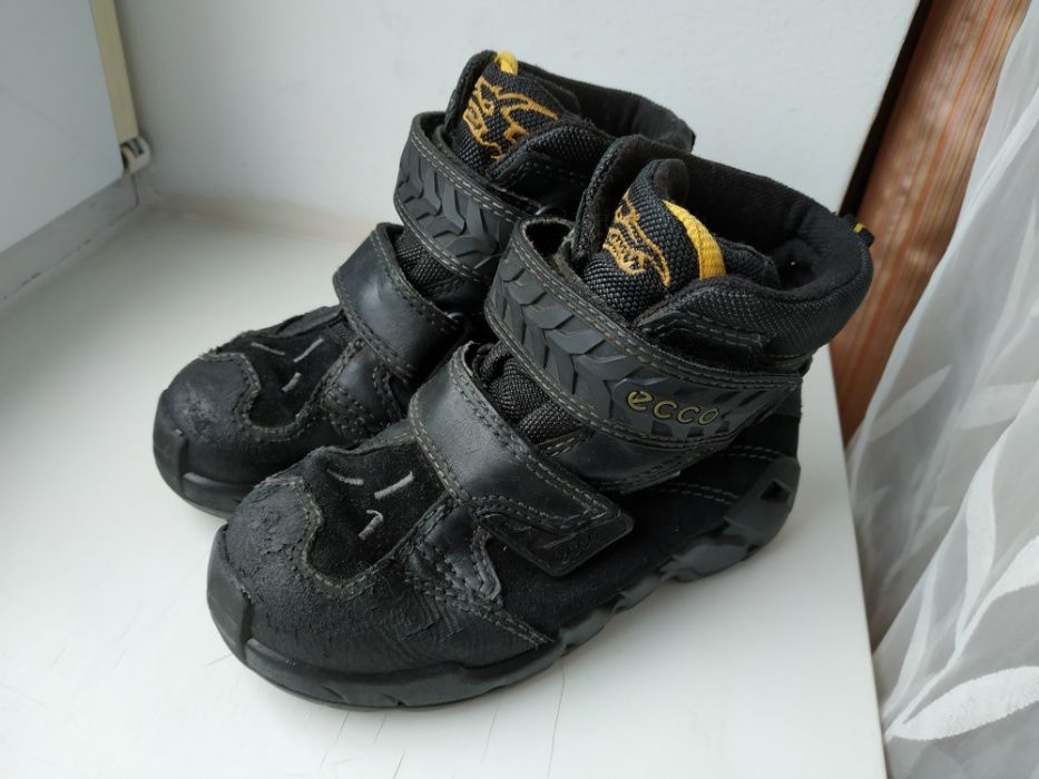 Шкіряні зимові бчеревикиотинки Ессо 27р. 18 см.