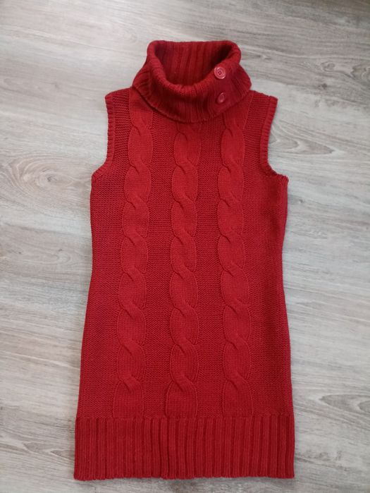 Тепла червона туніка