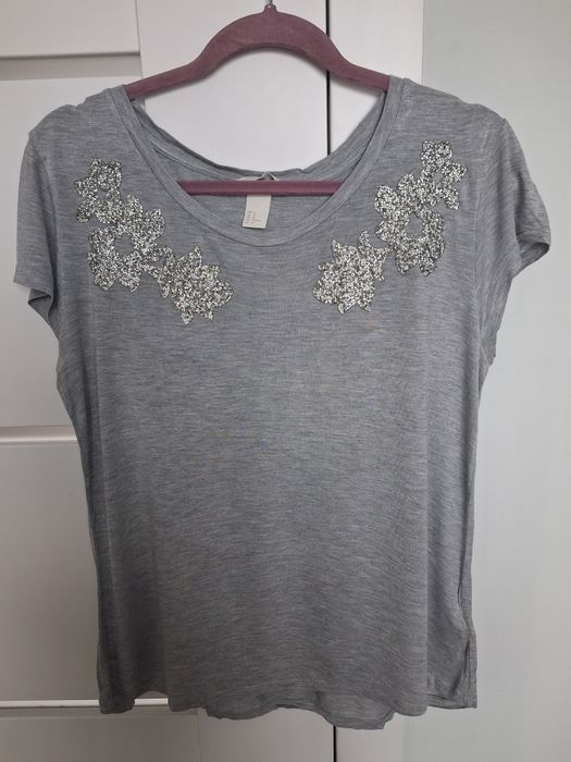 H&M tshirt damski roz m 38