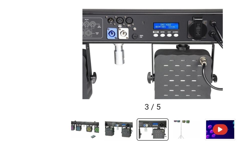 Barra Led Cameo  CLMPAR 3