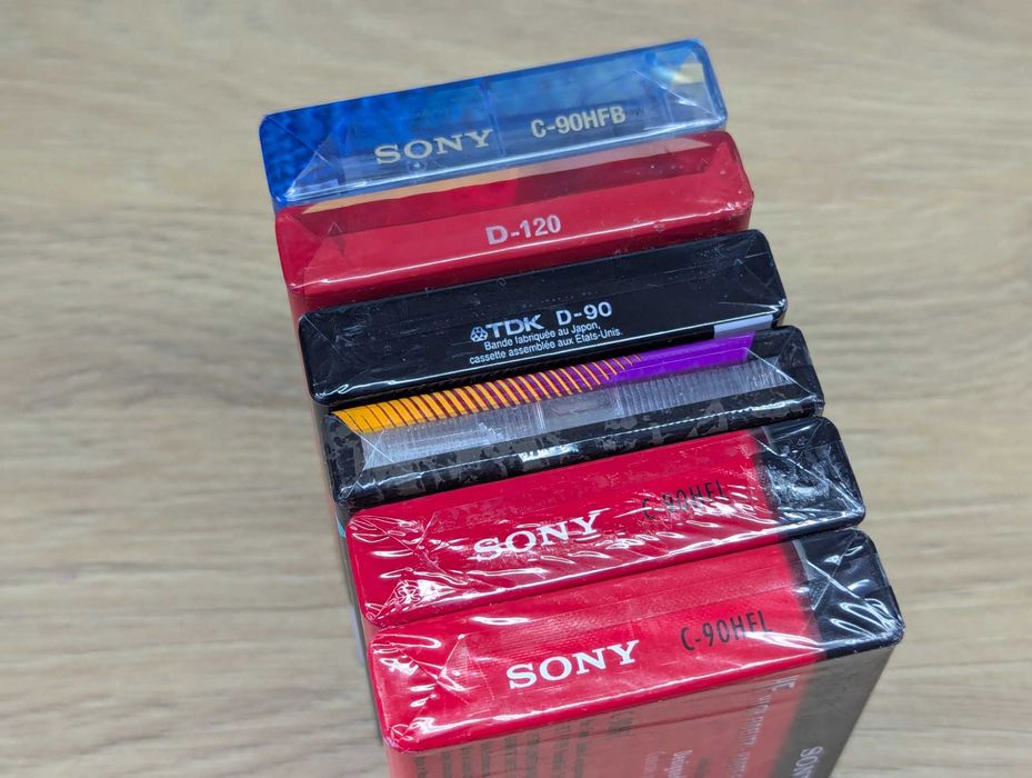 Аудіокасеты аудио кассеты лот 6 штук SONY, TDK, RCA