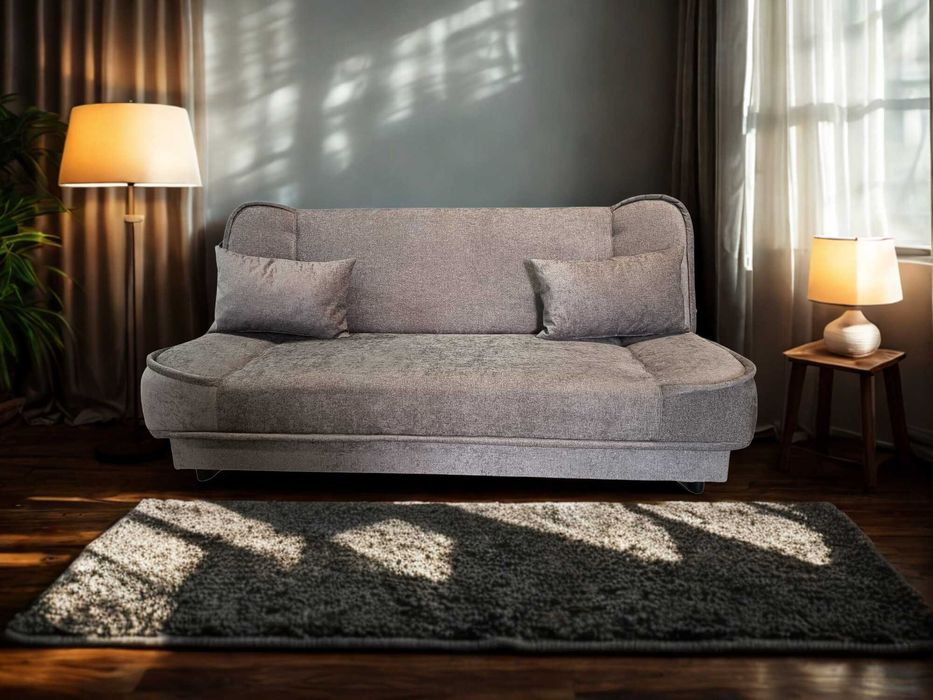 Wersalka z pojemnikiem i poduszkami – różne wzory