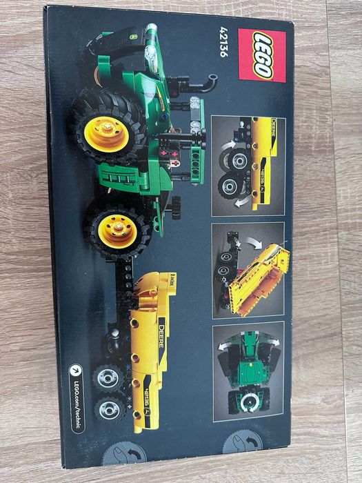 Nowy zestaw LEGO® 42136 Technic - Traktor John Deere 9620R 4WD - idealny na prezent