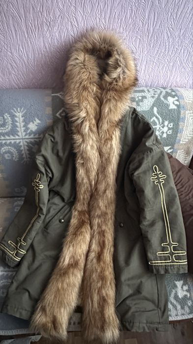 Парка Pinko хакі зимова куртка