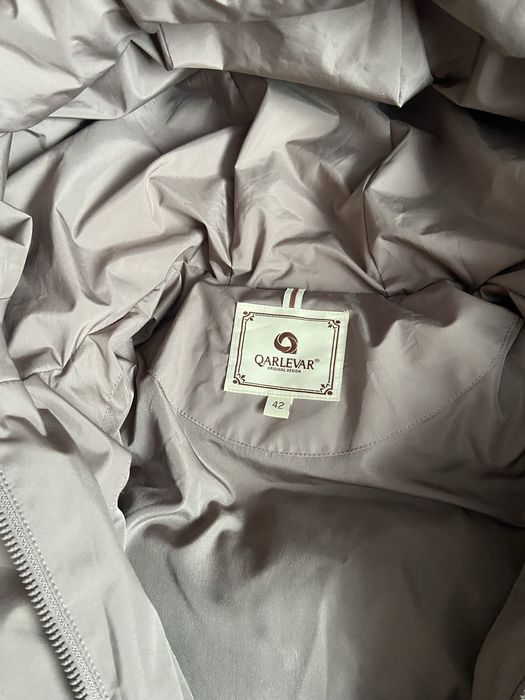 Куртка пуховик довга