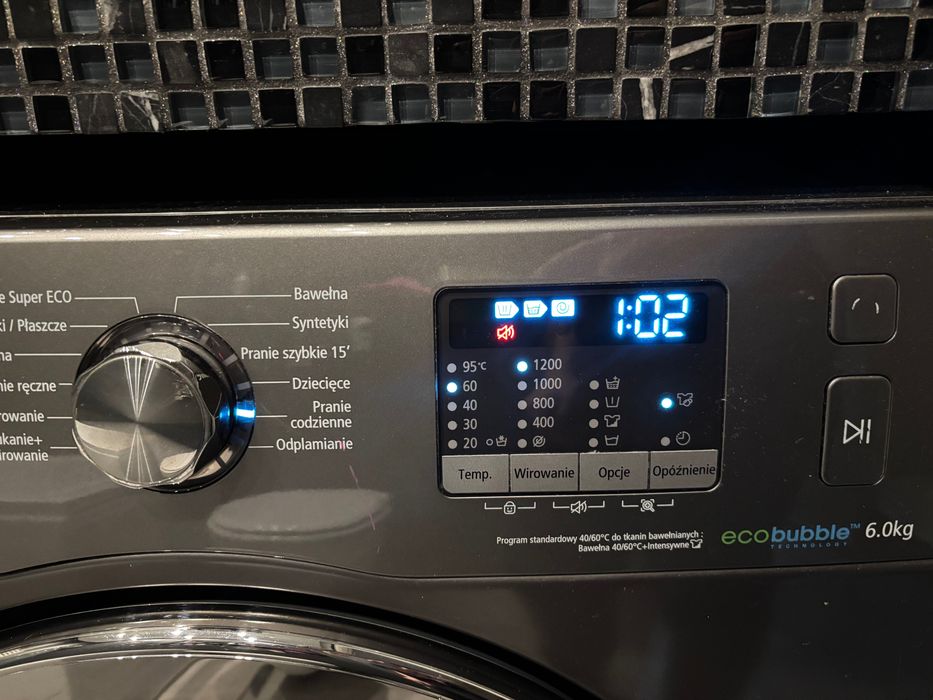 Pralka SAMSUNG ecobubble 6 kg głębokość 45 cm